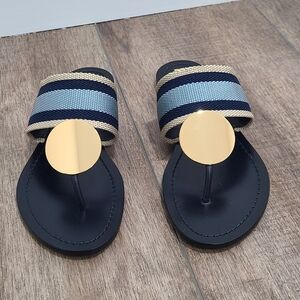 NWT Authentic Luxury Spring Summer Beach Minimalist Tory Burch Patos Disk Sandal